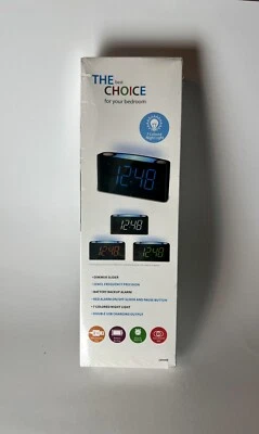 Nachtlicht Wecker Reisewecker Alarm  Digital LED-Anzeige - Bild 1 von 4