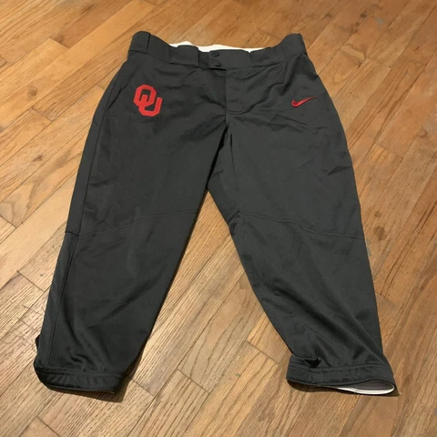 Nike Women’s Oklahoma Sooners TEAM Softball Pants Sz. Medium NEW CHARCOAL OU Cover