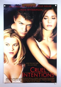 INTENZIONI CRUDELI 1999 - Sarah Michelle Gellar - Locandina film -27x40 B16-41-14 - Foto 1 di 5