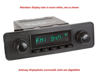 für Mini 1000 1975 1976 RetroSound Oldtimer Auto Radio DAB+ UKW Bluetooth AUX-in - Bild 1 von 4