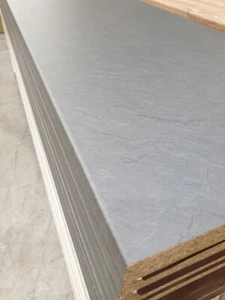 LAMINATED BENCHTOP KITCHEN 4200 x 600mm tight form laminate new grey concrete - Picture 1 of 3