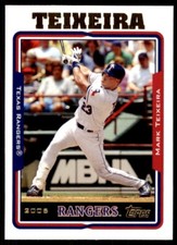 2005 Topps Mark Teixeira Baseball Cards #634
