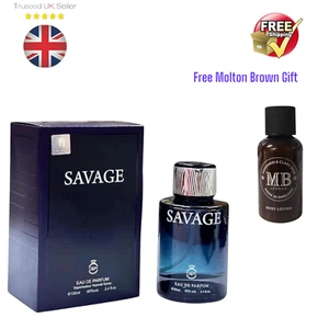 Savage Perfume For Men 100ml, Mens Perfume Spray with Free Molton Brown Gift :) - Picture 1 of 1