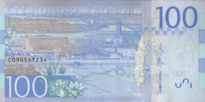 SWEDEN 100 KRONOR P-71 2016 UNC - Picture 1 of 2