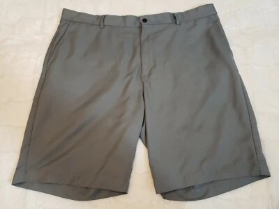 Greg Norman Men's Size 40 Golf Shorts Gray flat front polyester EUC  - Image 1 of 4