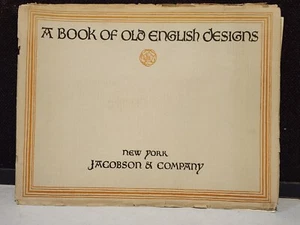1921 ANTIQUE JACOBSON COMPANY OLD ENGLISH CEILING TILE DESIGNS CATALOG 47 PLATE - Picture 1 of 7