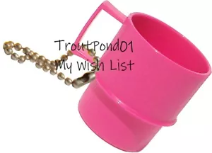 Tupperware Schlüsselanhänger Mini Becher Kaffeetasse in Fuchsia Kuss Rosa Neu - Bild 1 von 3