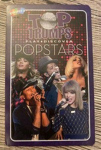 Top Trumps Popstars Music Trading Cards Pick Your Own Trump