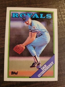 Tarjeta de béisbol Dan Quisenberry #195 1988 Topps LP Royals - Imagen 1 de 2