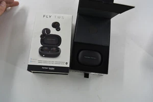 GENUINE Harman Kardon Fly TWS True Wireless In-Ear Headphones Black - OPEN BOX - Picture 1 of 6