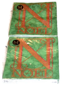 THE METROPOLITAN MUSEUM OF ART 40 NOEL Tovaglioli di carta pranzo VERDE 20X2A VACANZA - Foto 1 di 3