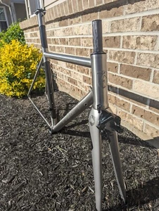 Wittson Road 55cm Titanium And Carbon Bicycle Frameset Frame. Colnago C64 Fork - Picture 1 of 14