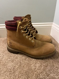 Timberland 6613A Plaid Collar Herren Premium 6" Wasserdicht Stiefel-Weizen Größe 11,5 - Bild 1 von 10