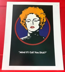 Dick Tracy Madonna/Warren Beatty Movie/Film Poster Art PICTURE / PRINT 12"x 9.5" - Picture 1 of 3
