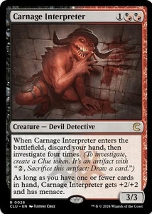 1 x Carnage Interpreter - Ravnica: Clue Edition - LP - MTG - Picture 1 of 1