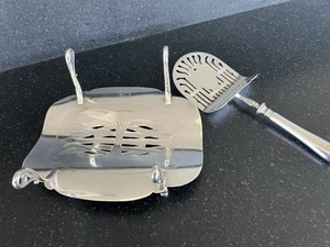 ANTIKES FRANZÖSISCHES CHRISTOFLE SILBER TELLER SPARGELTABLETT #3547 UND SERVIERGERÄT #5144 - Bild 1 von 10