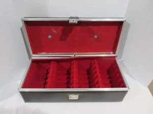 8 track case with handle 24 slot hard case - Picture 1 of 3