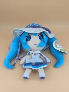 Nendoroid Plus Plushie Series 02 Hachune Miku Snowflake Variant Plush NOS NWT - Picture 1 of 11