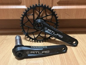 Race Face Atlas DH MTB Enduro Crankset 170 Direct 30mm CINCH 42T Chainring Black - Picture 1 of 24