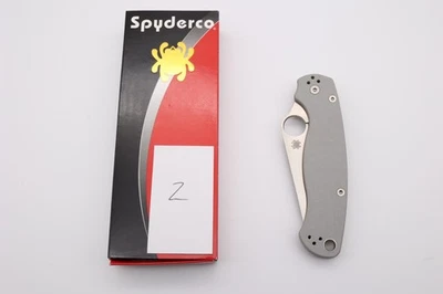 Cuchillo Spyderco Paramilitary 2 C81GGY20CP2 G10 CTS-20CP NUEVO EN CAJA ¡EXTREMADAMENTE RARO!! Foto 1 de 4