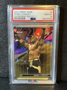 2021 WWE Finest BOBBY LASHLEY 'SUPERFRACTOR'🔥1/1🔥PSA 10 - Bild 1 von 2