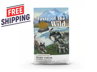 Comida para perros Taste of the Wild Pacific Stream con sabor a humo salmón sin granos, 28 lb Foto 1 de 4