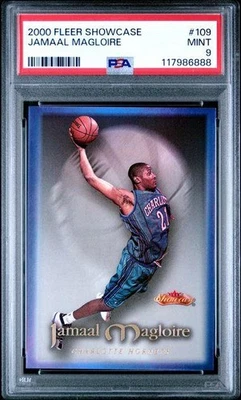 2000-01 Fleer Showcase Basketball JAMAAL MAGLOIRE Rookie #478/1500 Hornets PSA 9 - Image 1 of 2