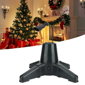 40CM Christmas Tree Stand Electric 360 Degree Rotating Base Tree Support Sh TU - Picture 1 of 12