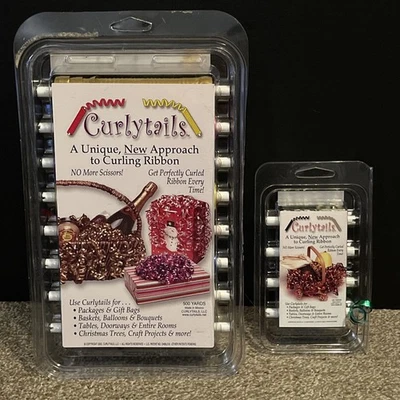 Cinta rizadora Curlytails regalo envoltura artesanía 2002 Foto 1 de 4