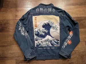 Chaqueta Denim De Colección Brooklyn Cloth 'Survival of the Fittest' Onda Japonesa Talla Med - Imagen 1 de 14