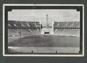 1936 Post Card Berlin Germany The Olympic Stadium Summer W/Special Cancel - Picture 1 of 2