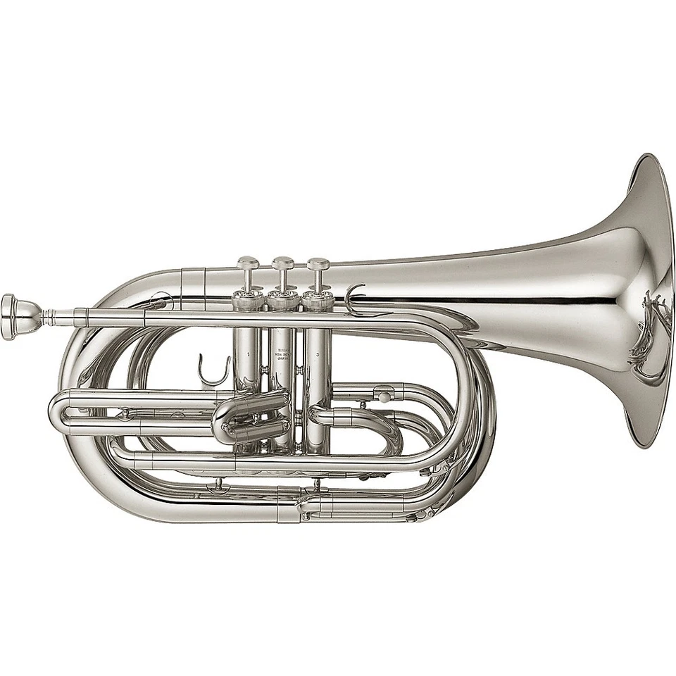 Yamaha YBH-301M Series Marching Bb Baritone Silver - Image 1 of 1