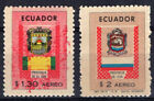 ECUADOR, 1970, MI # 1497/8, ERRORS, MNH