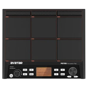 Avatar PD705 Percussion Sample Pad Velocity Sensitive 608-Sound 9-Trigger HXW USA - Bild 1 von 16