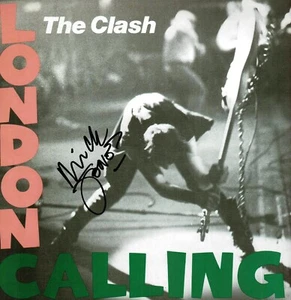 Portada de álbum de llamadas de Londres firmada por Mick Jones The Clash foto de 12"x12" + certificado de autenticidad - Imagen 1 de 1