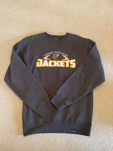 EUC Randolph-Macon College Jackets Crewneck Sweatshirt Charcoal Grey Size Medium - Picture 1 of 4