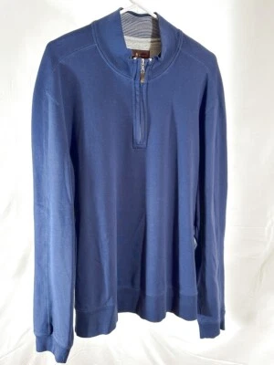 ROBERT TALBOTT 1/4 Zip Polo Pullover Size XL Casual 100% Cotton preowned - Image 1 of 4