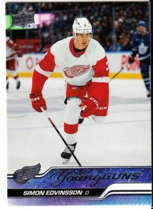 2023-24 Upper Deck Series 1  YOUNG GUNS RC Simon Edvinsson  #228