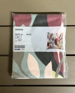 IKEA IDGRAN Cushion cover PIllow Cover Multicolour Floral Pattern 50x50cm 20x20" - Picture 1 of 6