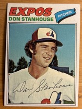 1977 Topps Don Stanhouse Baseball Card #274 Expos Mid-Grade