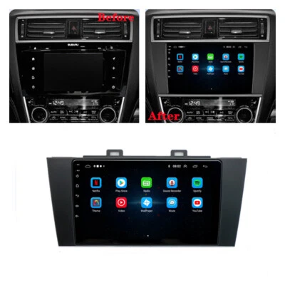 9" Android 12 Stereo Radio GPS Nav Head Unit For Subaru Legacy Outback 2015-2019 - Image 1 of 4