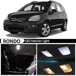 8x White Interior LED Lights Package Kit for 2007-2013 RONDO CARENS - Picture 1 of 10