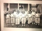 Antique Cabinet Card Girls Baseball Softball Team Unidentified Early 1900?S