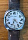 Vintage WW1 Swiss Trench Watch with Original Strap - For Parts or Repair