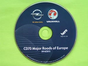 NAVIGATION OPEL CD 70 NAVI EUROPA 2015 ZAFIRA ASTRA CORSA SIGNUM MERIVA B TIGRA - Bild 1 von 1