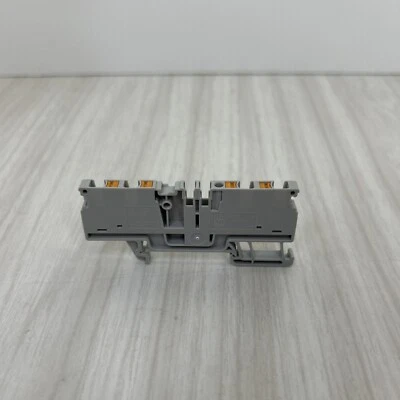 Allen Bradley 1492-P3Q Gray Spring Contact 4 Slot Terminal Block - Image 1 of 4