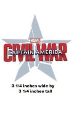 Captain America Civil War Logo Wall Decal Marvel Avengers Peel Stick Art Sticker