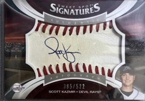 2006 Upper Deck Sweet Spot Update - Sweet Spot Signatures Veteran Scott Kazmir - Picture 1 of 2