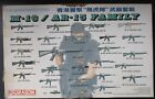 Dragon 1/35th Scale M-16/Ar-15 Family Weapons Set No. 3822 - Box is worn