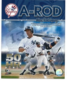 Alex Rodriguez ~ 50th Home Run ~ New York Yankees 8" x 10" Photo - Picture 1 of 3